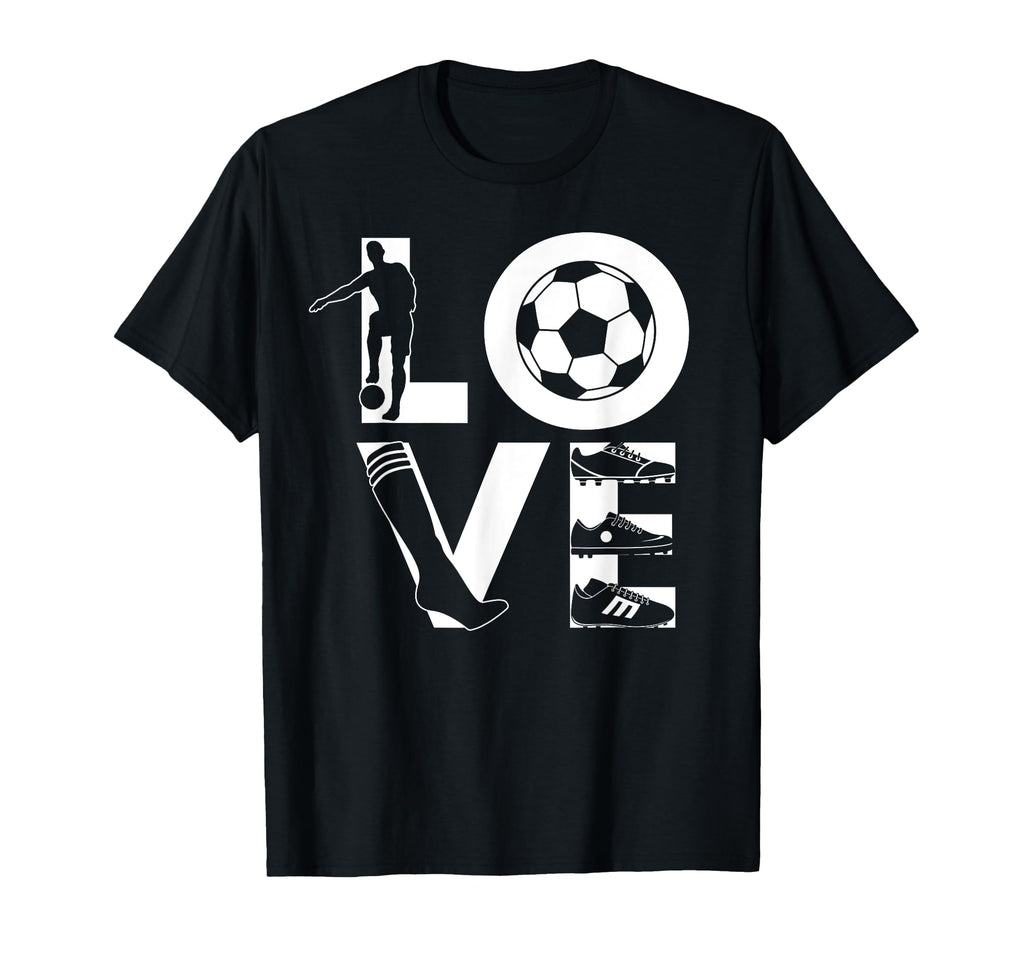 Soccer Love Gift Football Player Teens T-Shirt - Custom Art Print Unisex