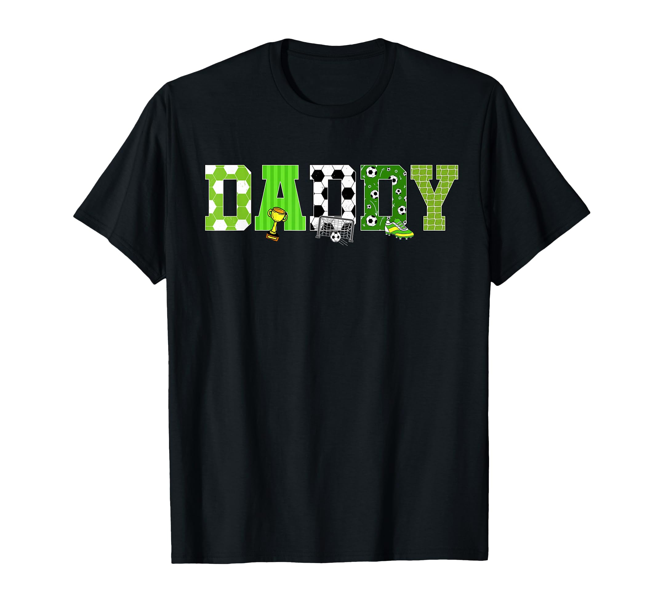 Soccer Daddy Birthday Party Soccer T-Shirt - Custom Art Print for Adults