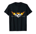 Soccer Heartbeat Ball Soccer Lover T-Shirt - Graphic Print for Adults