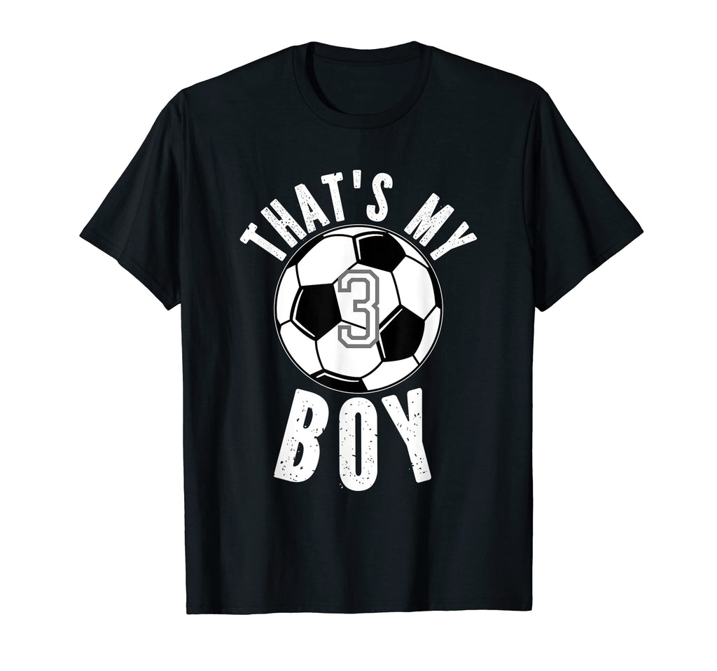 Thats My Jersey Number 3 Soccer Mom Dad T-Shirt - Trendy Graphic Unisex