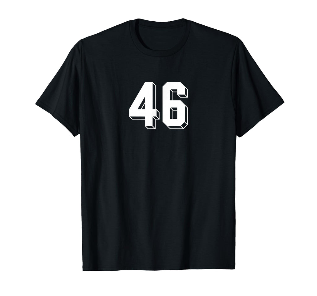 Number 46 80S 90S Soccer Team Jersey T-Shirt - Streetwear Style for Adults