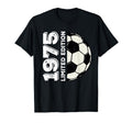 1975 50Th Birthday Soccer Lovers T-Shirt - Aesthetic Graphic Unisex