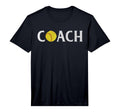 Mens Softball Coach Performance T-Shirt - Minimalist Print for Adults