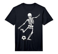 Skeleton Playing Soccer Performance T-Shirt - Aesthetic Graphic Men Women