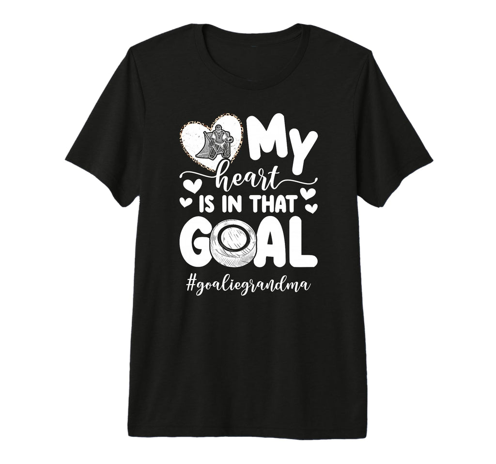 Proud Ice Hockey Goalie Grandma T-Shirt - Casual Everyday Wear Unisex