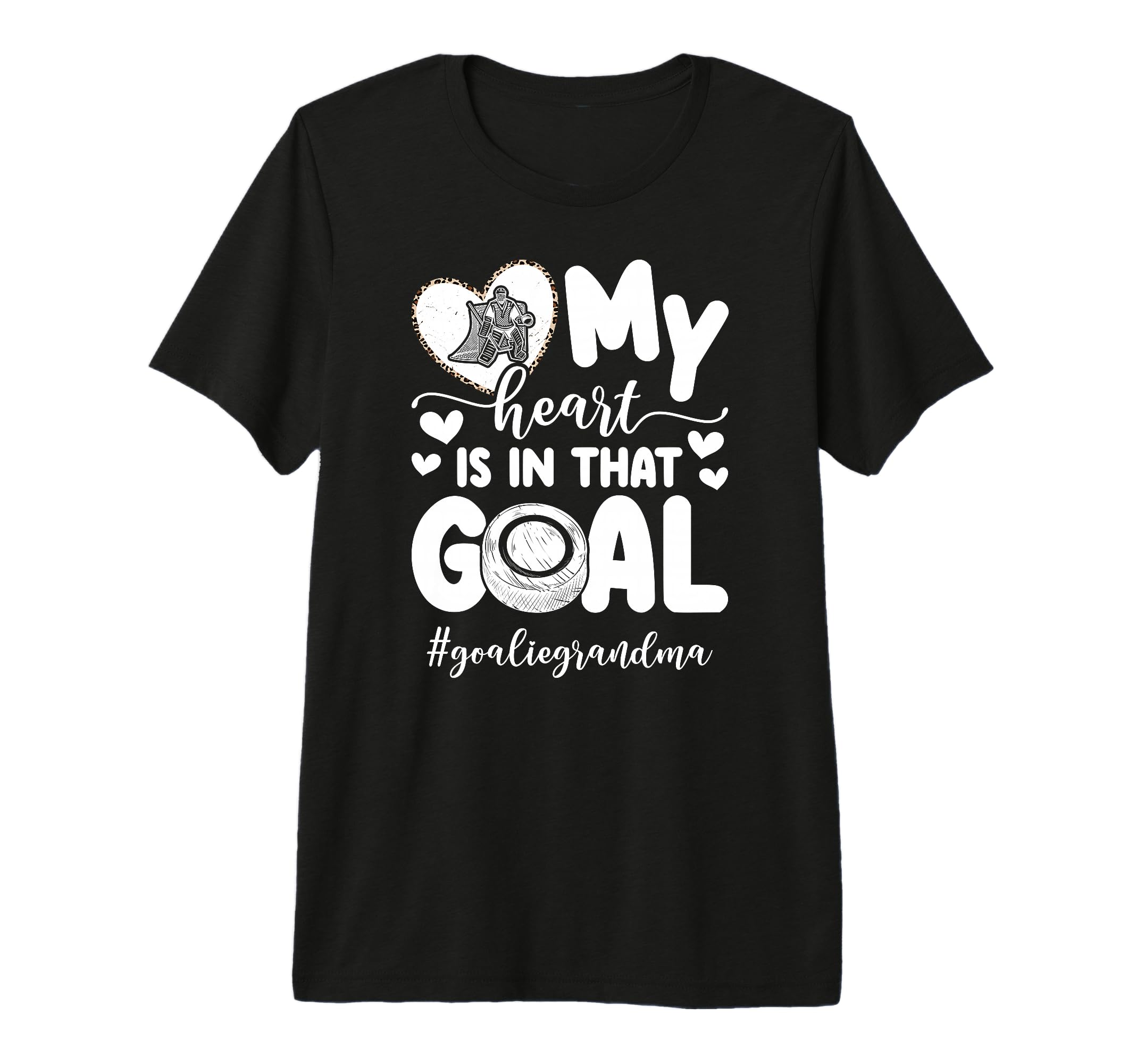 Proud Ice Hockey Goalie Grandma T-Shirt - Casual Everyday Wear Unisex