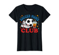 Soccer Moms Club Fun Game Day Soccer T-Shirt - Minimalist Print Men Women