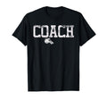 Coach Whistle Football Soccer T-Shirt - Graphic Print for Adults