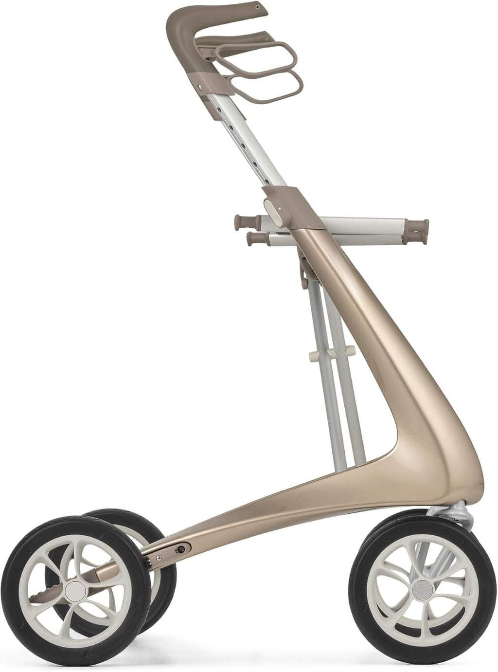 Carbon Ultralight Rollator - World's Lightest Carbon Rollator - Only 10.6 lbs/for Indoor and Outdoor Use/Foldable and Easy to Travel