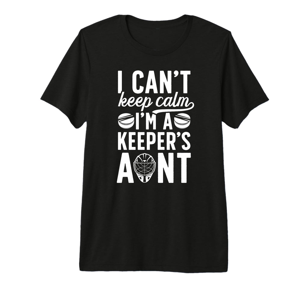 Im Hockey Keeper Aunt Ice Hockey T-Shirt - Minimalist Print Men Women