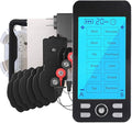 Tens Unit Machine Pulse Massager for Pain Relief, 24 Massage Modes, Rechargeable Muscle Stimulator Device with 10 Pads