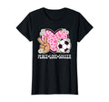 Peace Love Soccer Lover Cow Soccer T-Shirt - Trendy Graphic Unisex