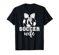Soccer Wife Soccer Player Coquette T-Shirt - Custom Art Print Men Women