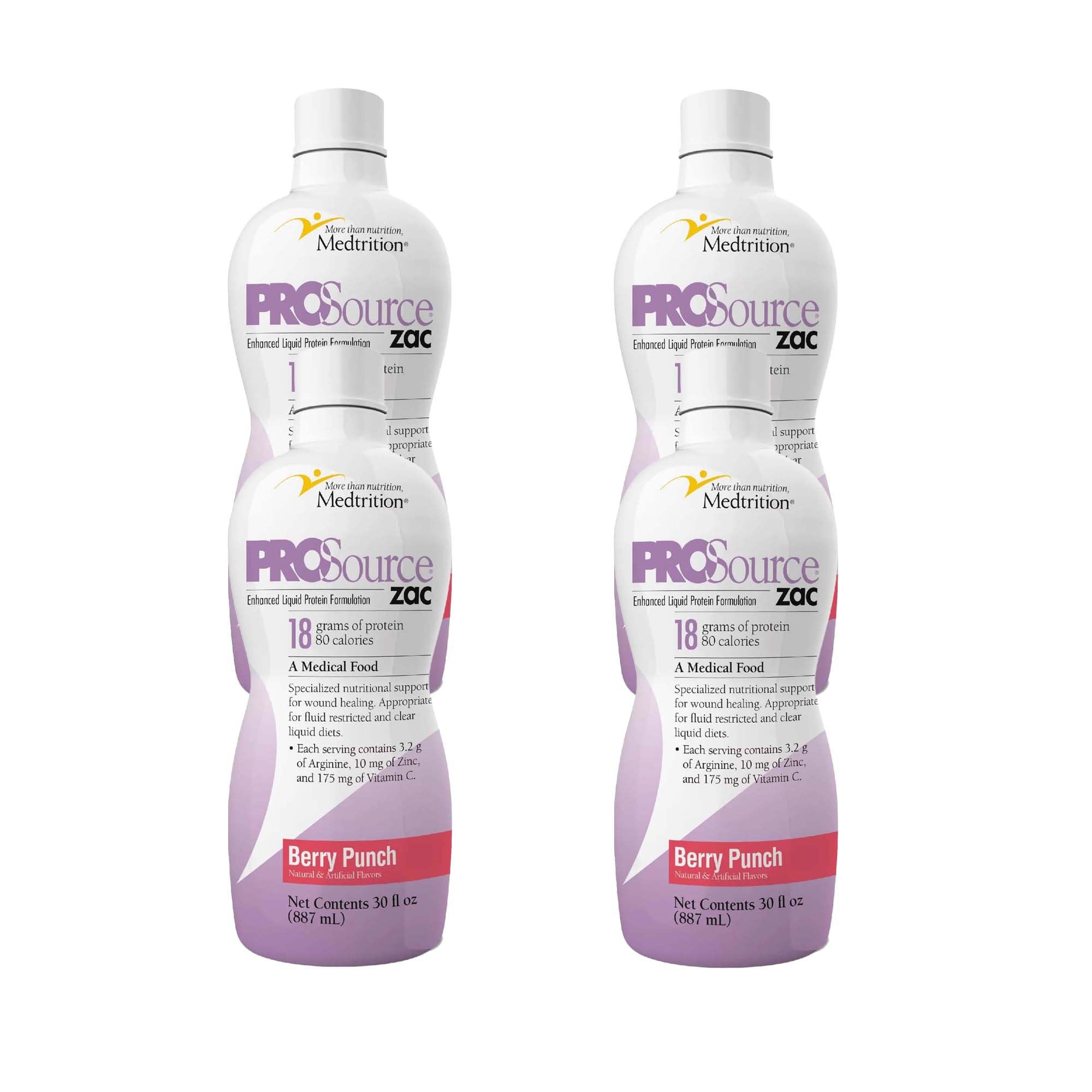 ProSource ZAC™ Berry Punch Complete Liquid Protein for Medical Food Use, 32-oz. 11555