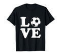 Love Soccer I Love Soccer Sport Player T-Shirt - Unique Graphic Men Women