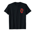Morocco Soccer Game Lover Anatomical Heart T-Shirt - Trendy Graphic Unisex