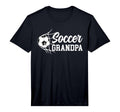 Mens Soccer Grandpa Soccer Player T-Shirt - Casual Everyday Wear Men Women