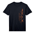 Basketball Heartbeat Basketball T-Shirt - Novelty Apparel for Adults