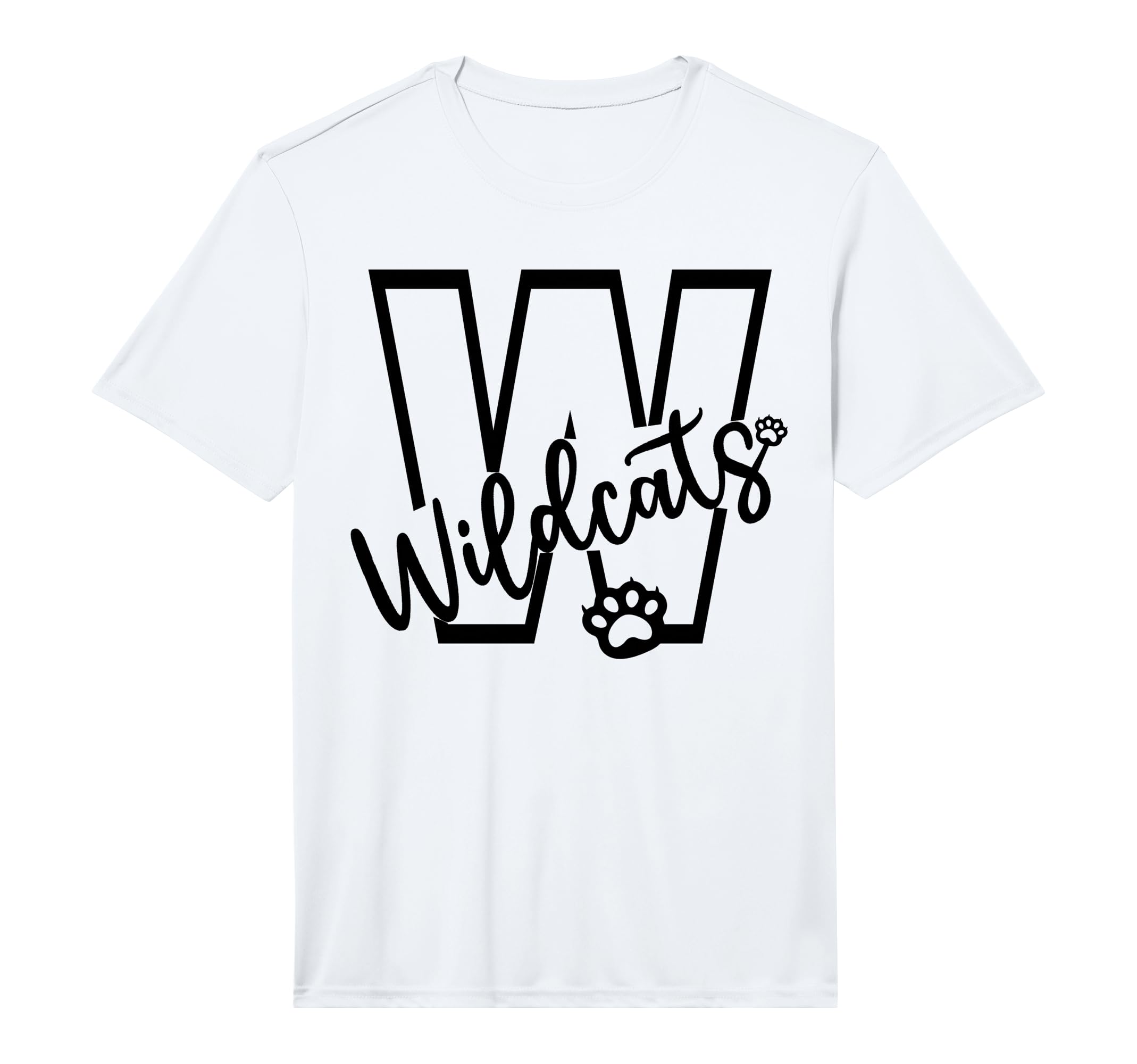 Wildcats School Sports Fan Team T-Shirt - Novelty Apparel for Adults