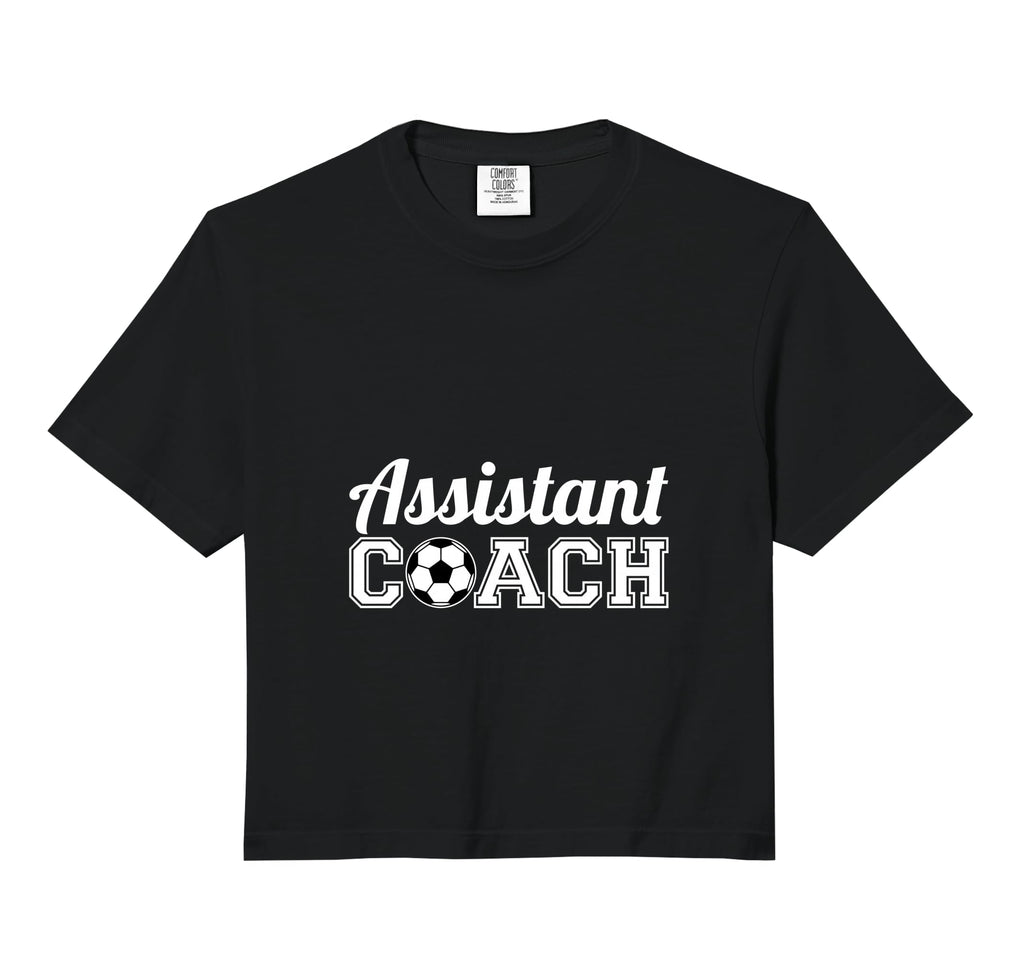 Assistant Soccer Coach Comfort Colors Hoodie - Trendy Graphic for Adults