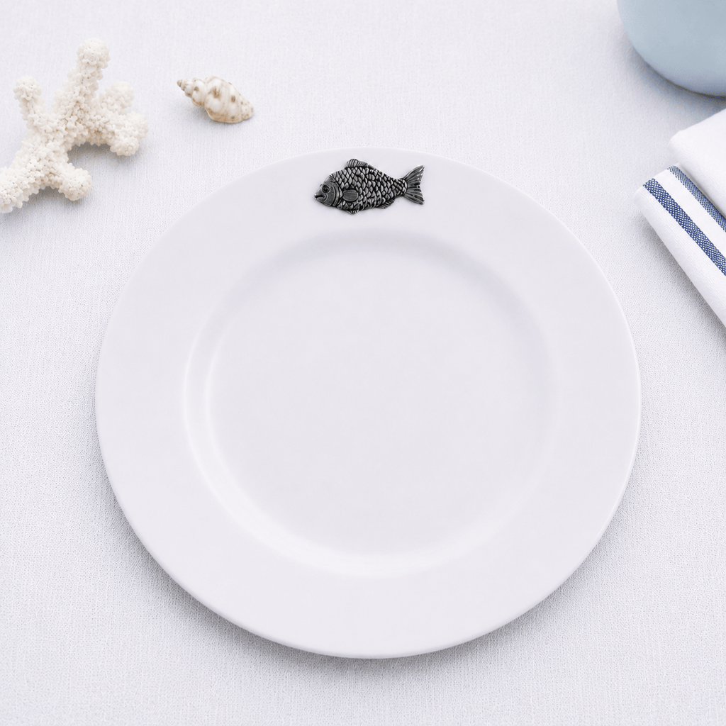 Fish Melamine Lunch Plates - Set of 4