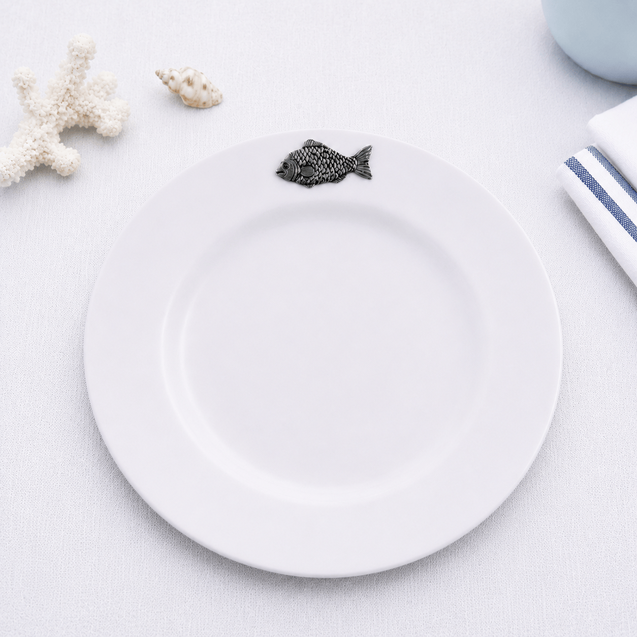 Fish Melamine Lunch Plates - Set of 4