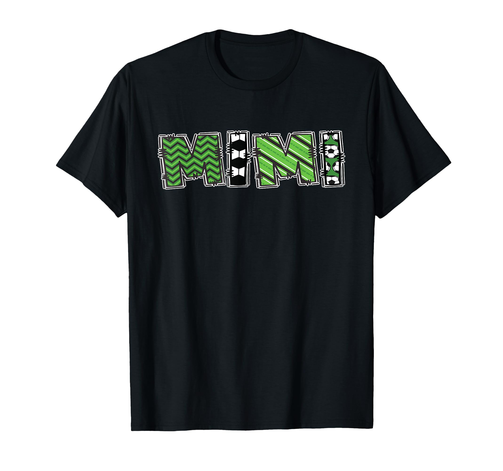 Soccer Mimi Birthday Party T-Shirt - Trendy Graphic Unisex