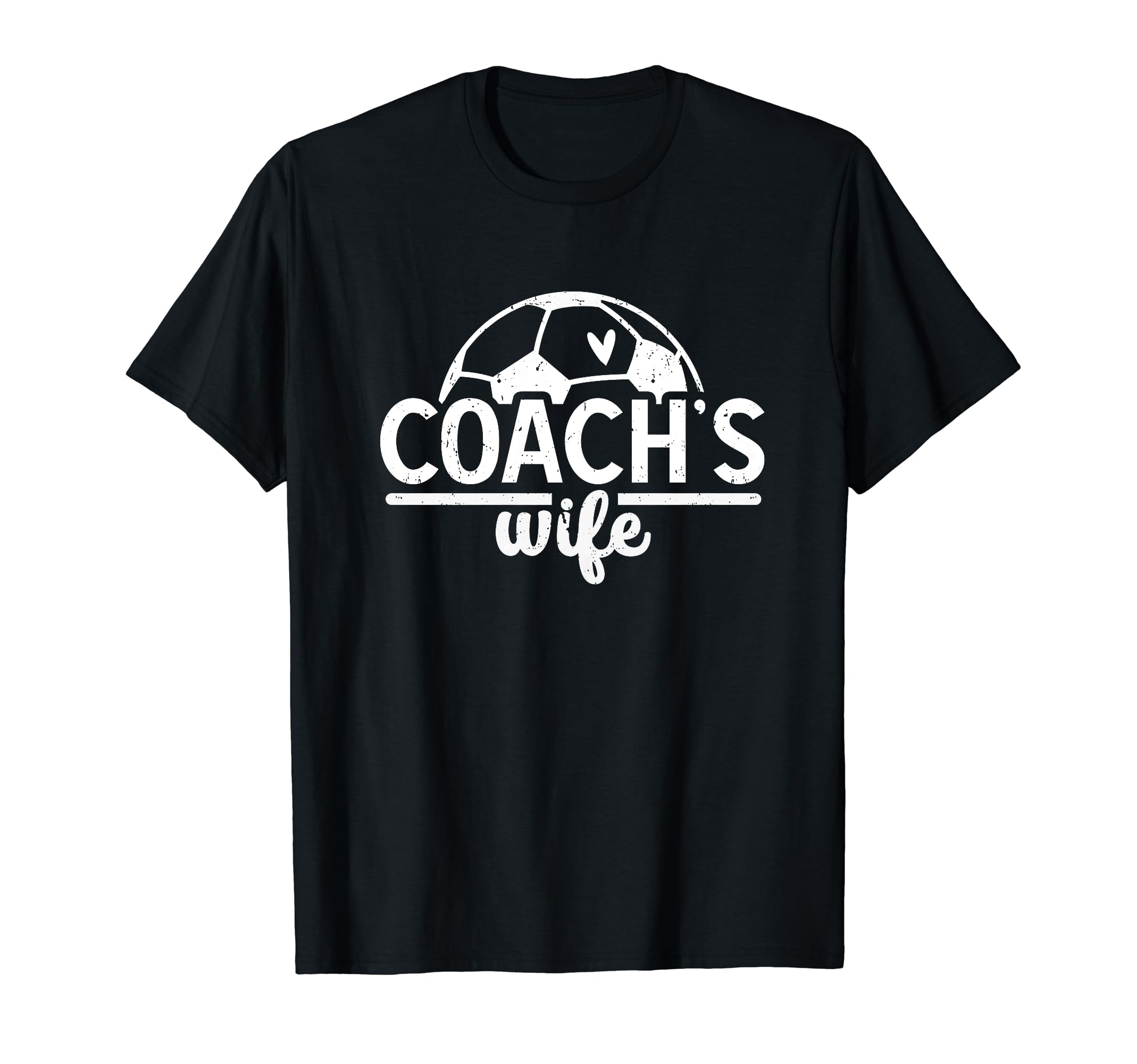Soccer Coachs Wife Proud Wife Soccer Coach T-Shirt - Trendy Graphic Unisex
