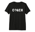 Football Coach Tri Blend T-Shirt - Graphic Print for Adults