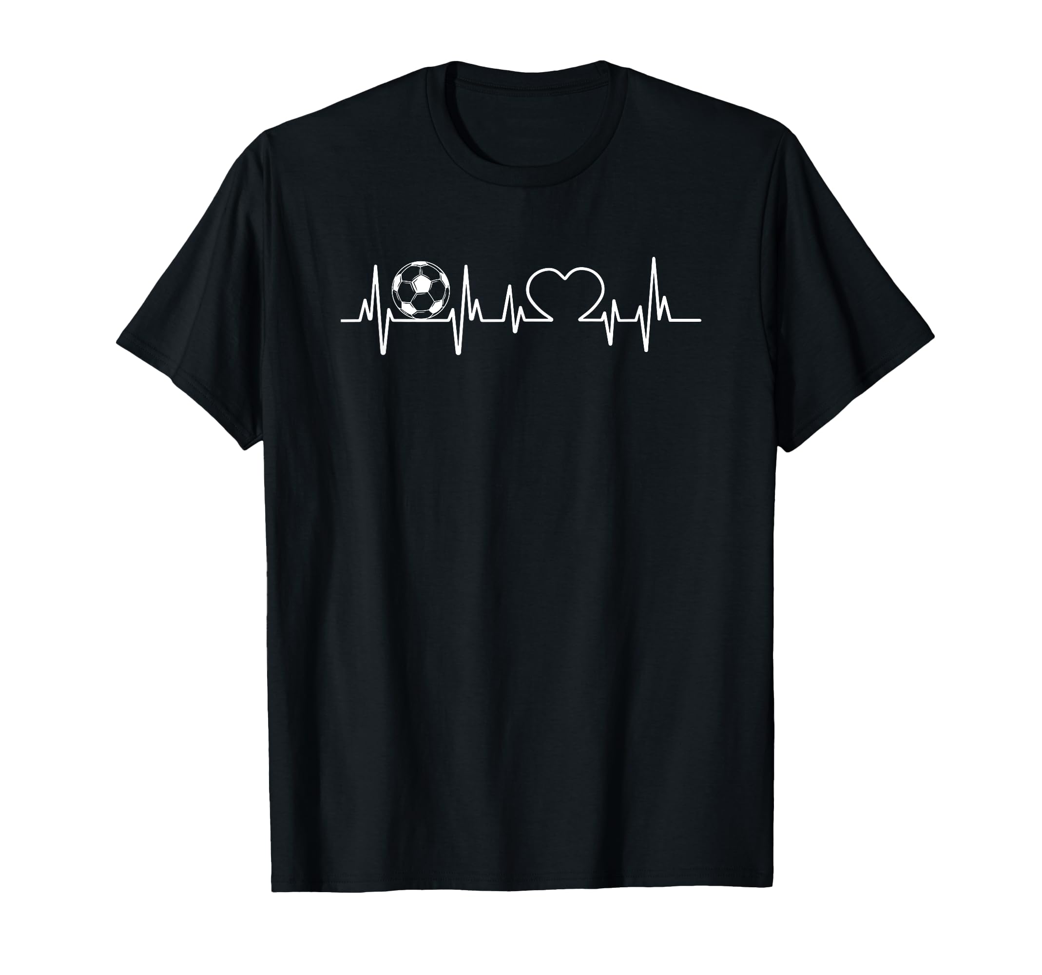 Soccer Heartbeat Love Passion Soccer T-Shirt - Streetwear Style Men Women