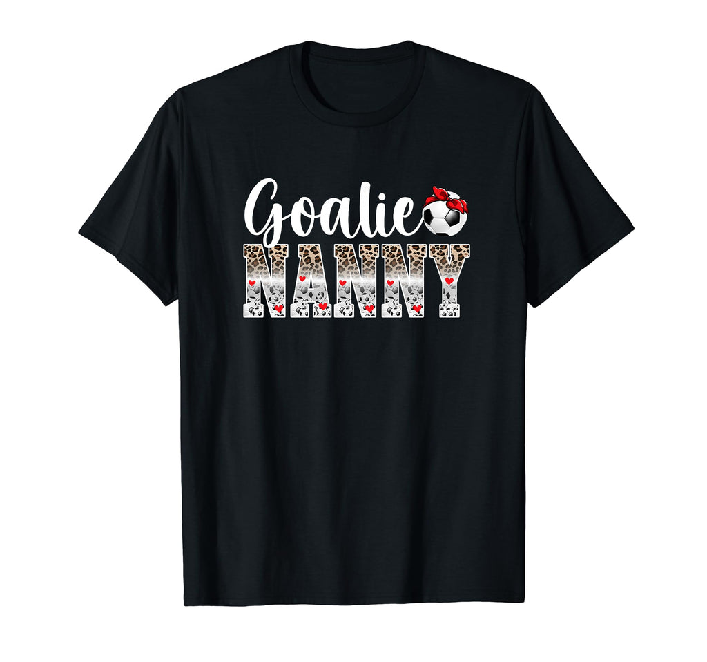 Soccer Goalie Nanny Leopard T-Shirt - Casual Everyday Wear for Adults
