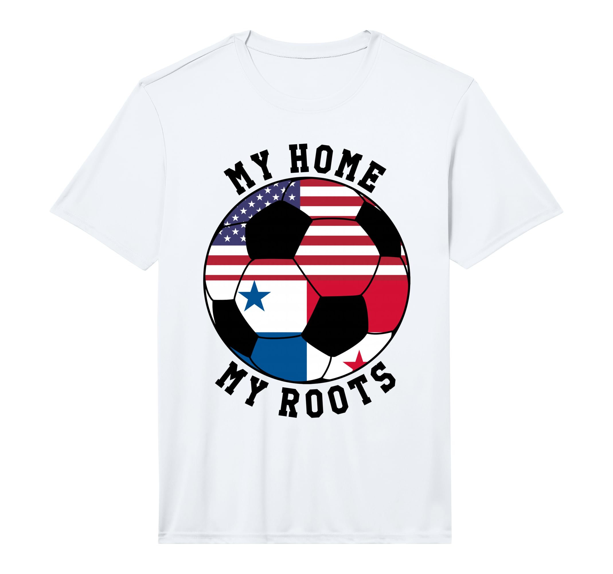 My Home My Roots Panama Flag T-Shirt - Casual Everyday Wear for Adults