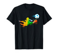 Colorful Pop Art Portrait Soccer T-Shirt - Aesthetic Graphic Unisex