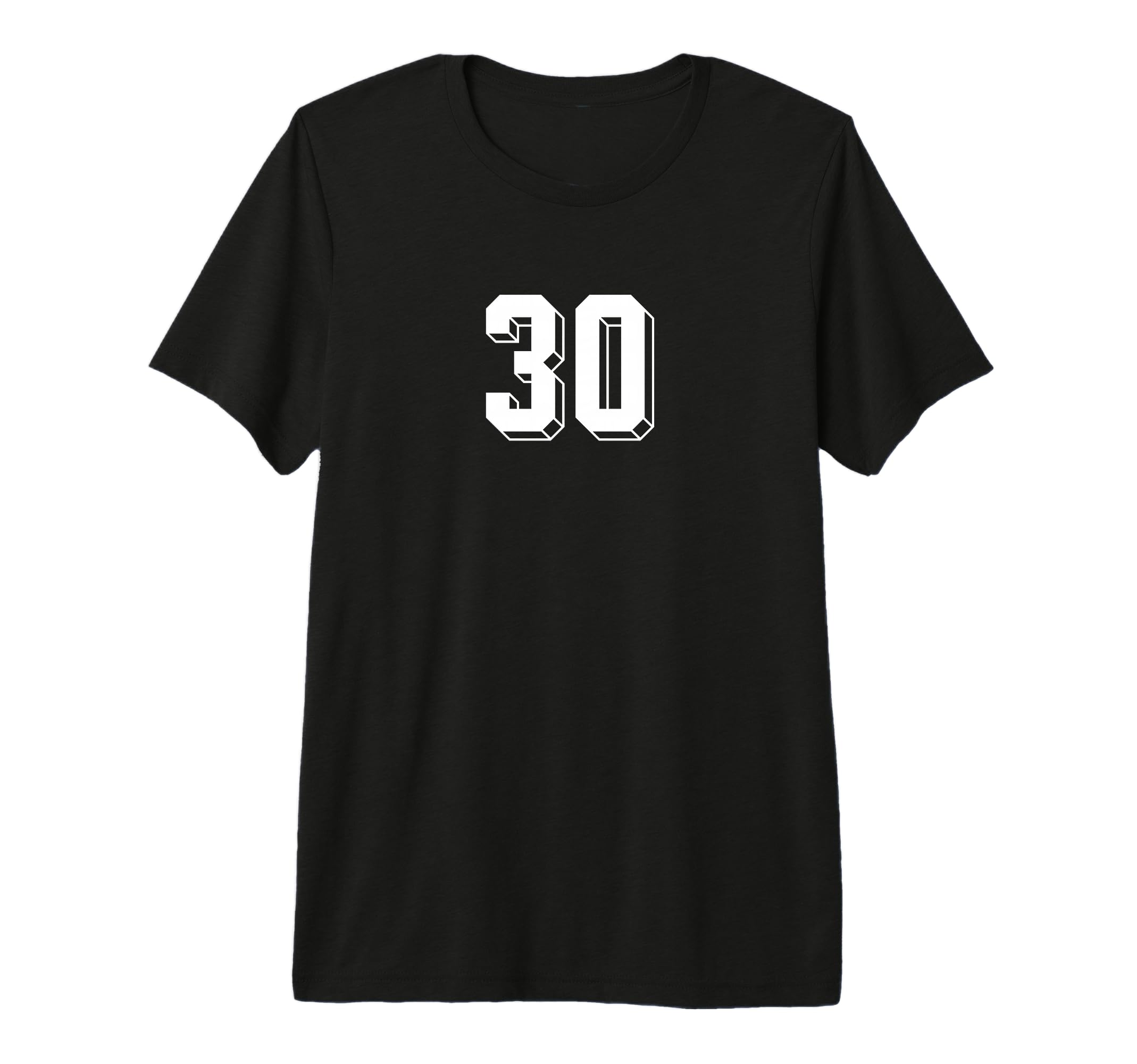 Number 30 80S 90S Soccer Team Jersey T-Shirt - Minimalist Print Men Women