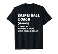 Basketball Coach Definition Funny T-Shirt - Aesthetic Graphic for Adults