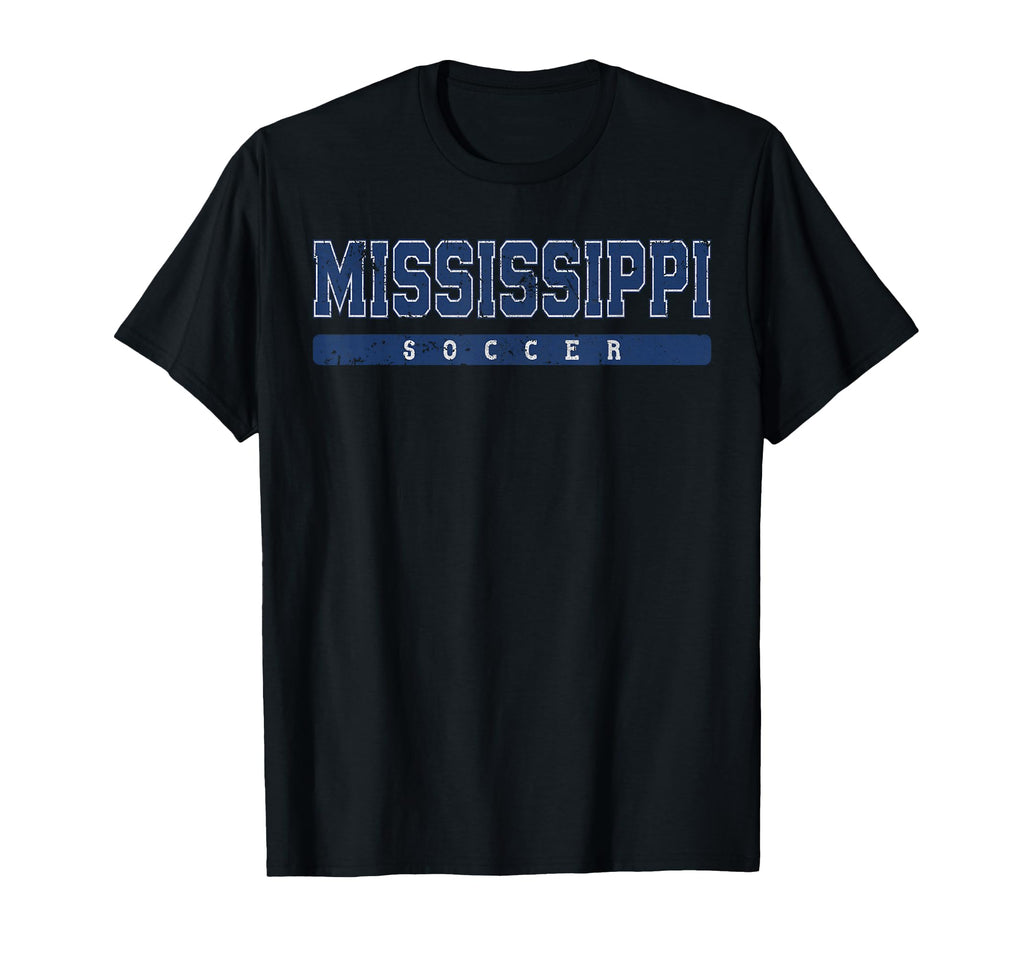 Mississippi Soccer Tees Tanks Tops T-Shirt - Graphic Print Unisex