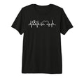 Soccer Heart Beat Pulse Play Sports T-Shirt - Novelty Apparel for Adults