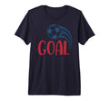Goal Soccer Fan Training Soccer T-Shirt - Minimalist Print Men Women