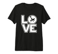 Soccer Love Funny Soccer Player Tri Blend T-Shirt - Custom Art Print Unisex