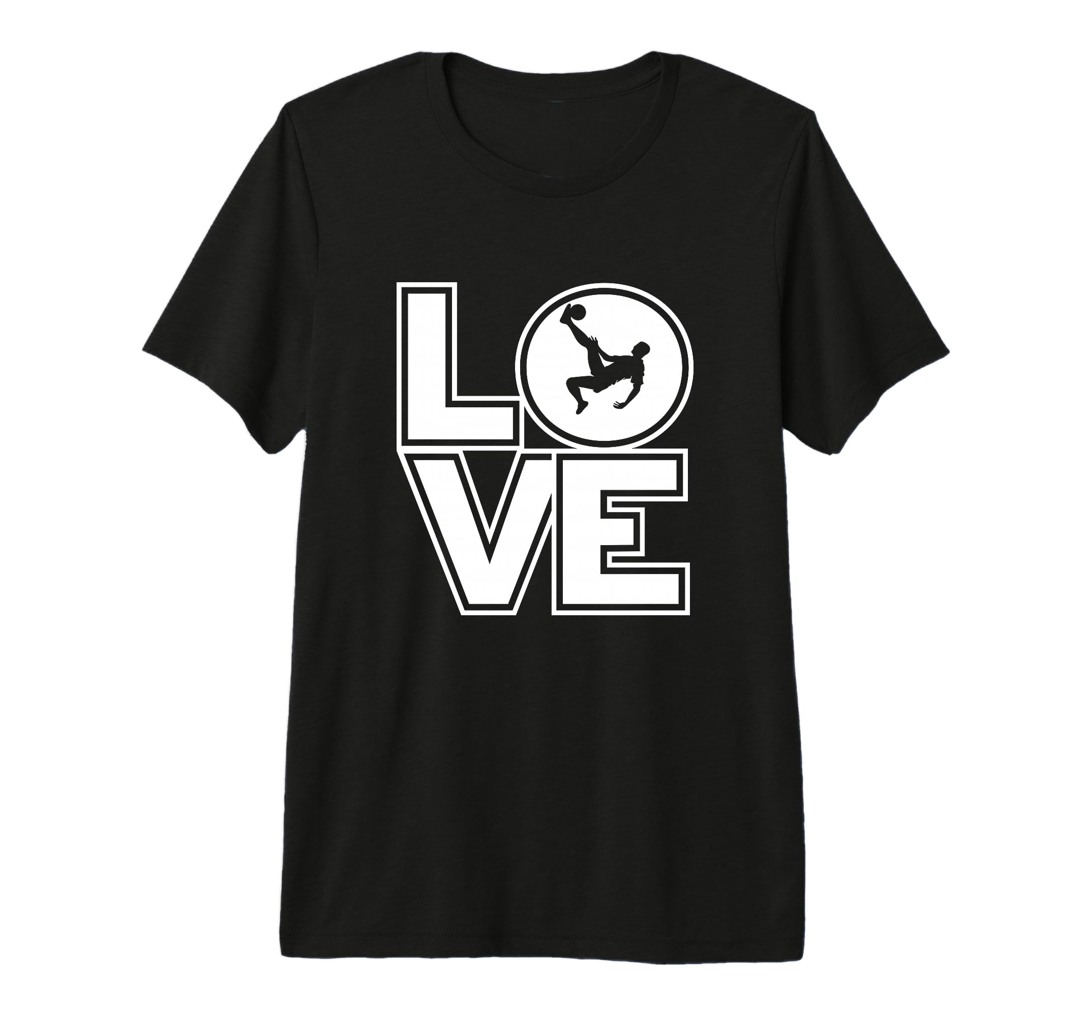 Soccer Love Funny Soccer Player Tri Blend T-Shirt - Custom Art Print Unisex