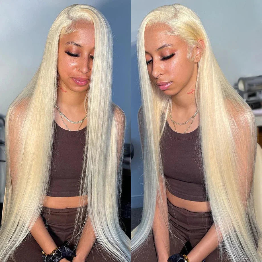 613 Blonde Lace Front Wig Human Hair Wig For Wowen Bone Straigh Human Hair Wigs 13X6 Hd Lace Frontal Wig 13X4 Lace Wigs - PhishStones Products