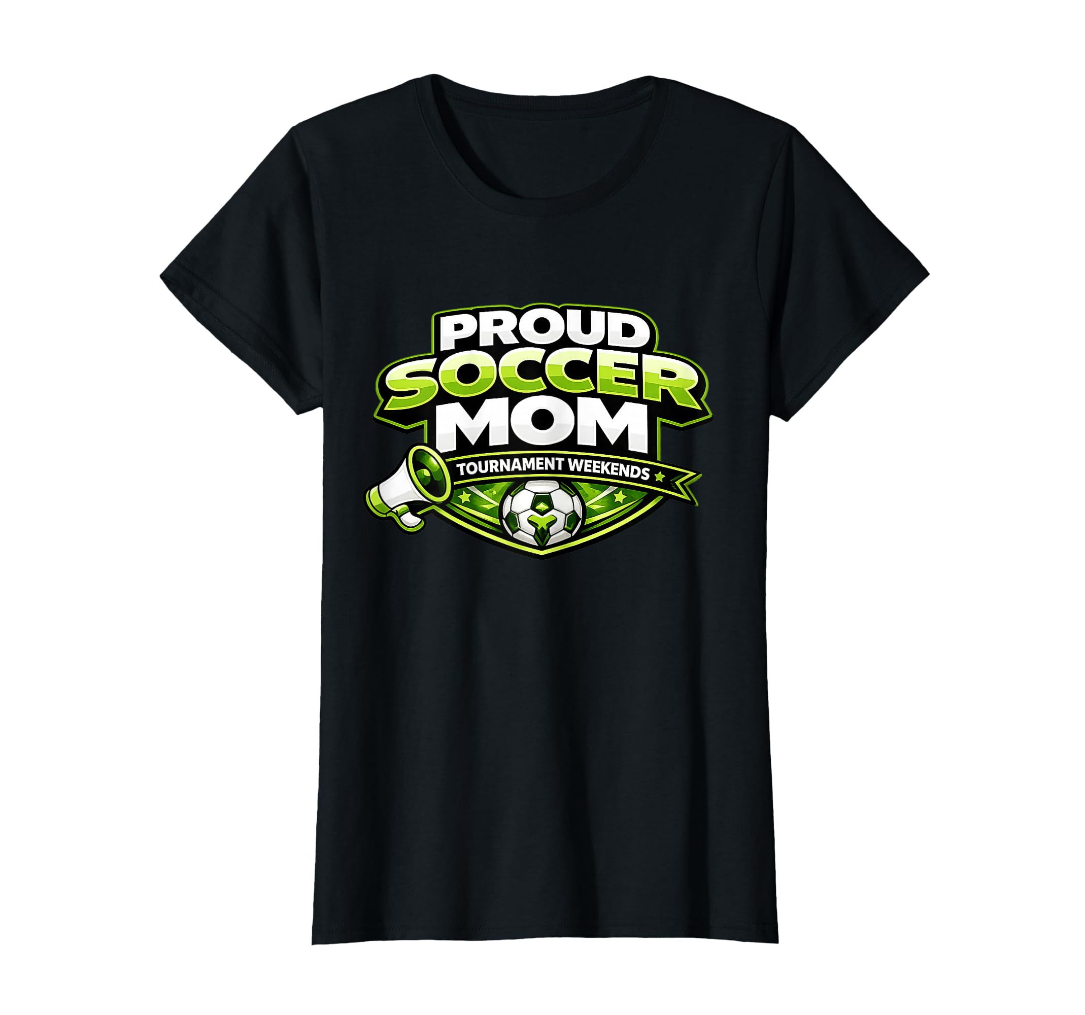Proud Soccer Mom Tournament T-Shirt - Casual Everyday Wear for Adults