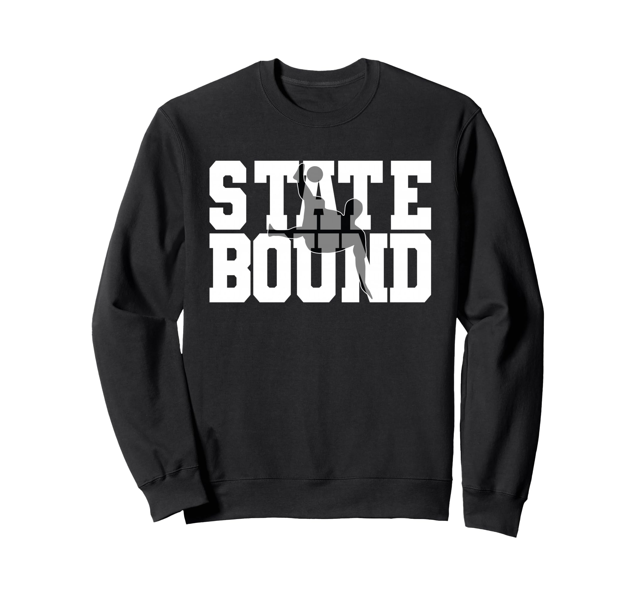 High School Soccer State Bound Art Sweatshirt - Unique Graphic for Adults