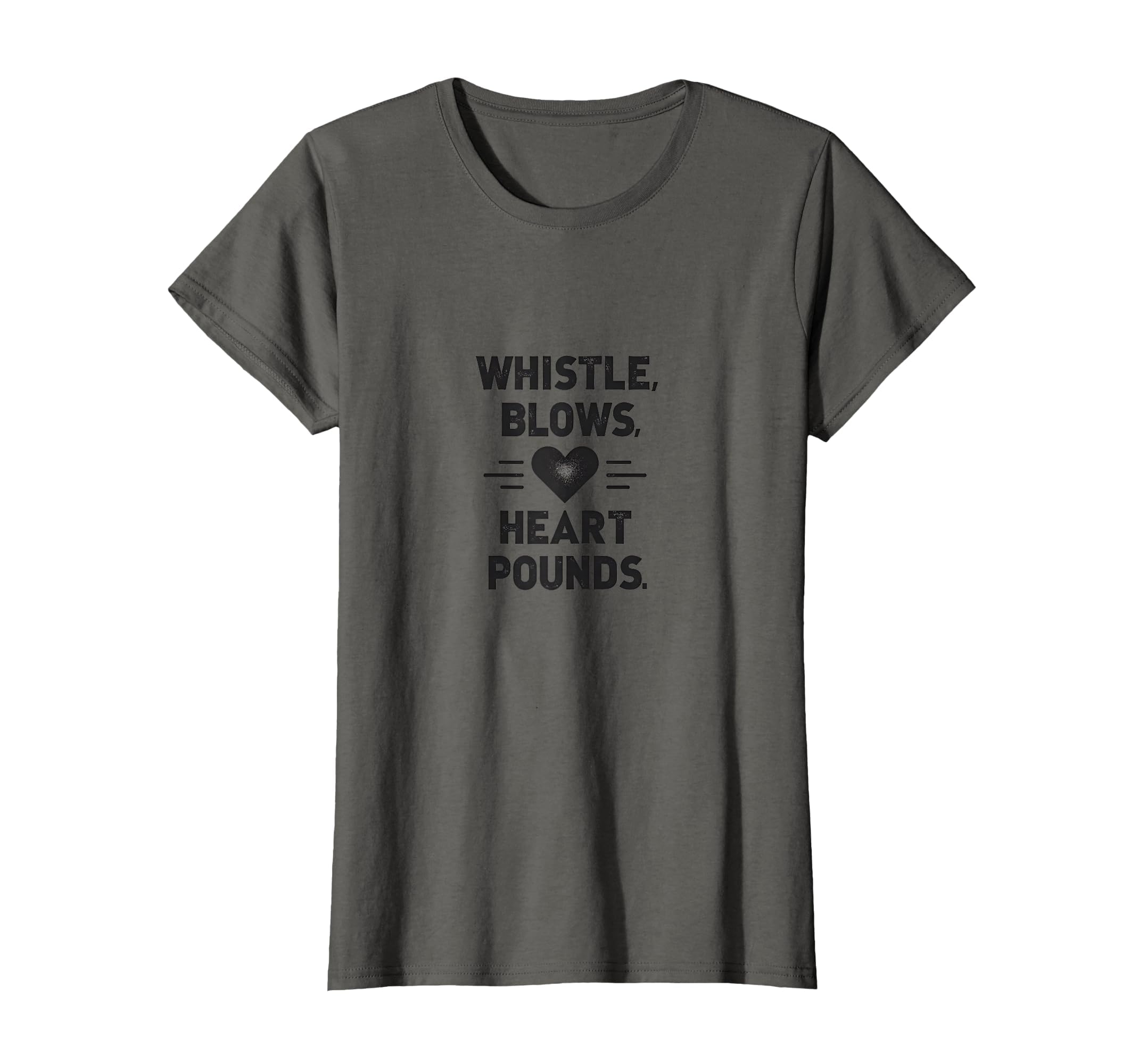 Whistle Blows Heart Pounds Soccer T-Shirt - Streetwear Style Unisex