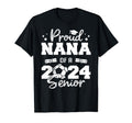 Proud Nana 2024 Senior Funny Soccer 2024 T-Shirt - Graphic Print Men Women