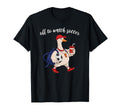 Off To Watch Soccer Funny Goose Football T-Shirt - Graphic Print Unisex