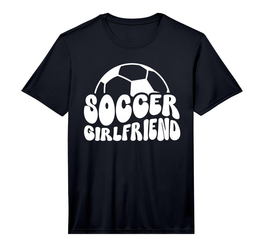Mens Soccer Girlfriend Groovy T-Shirt - Streetwear Style for Adults