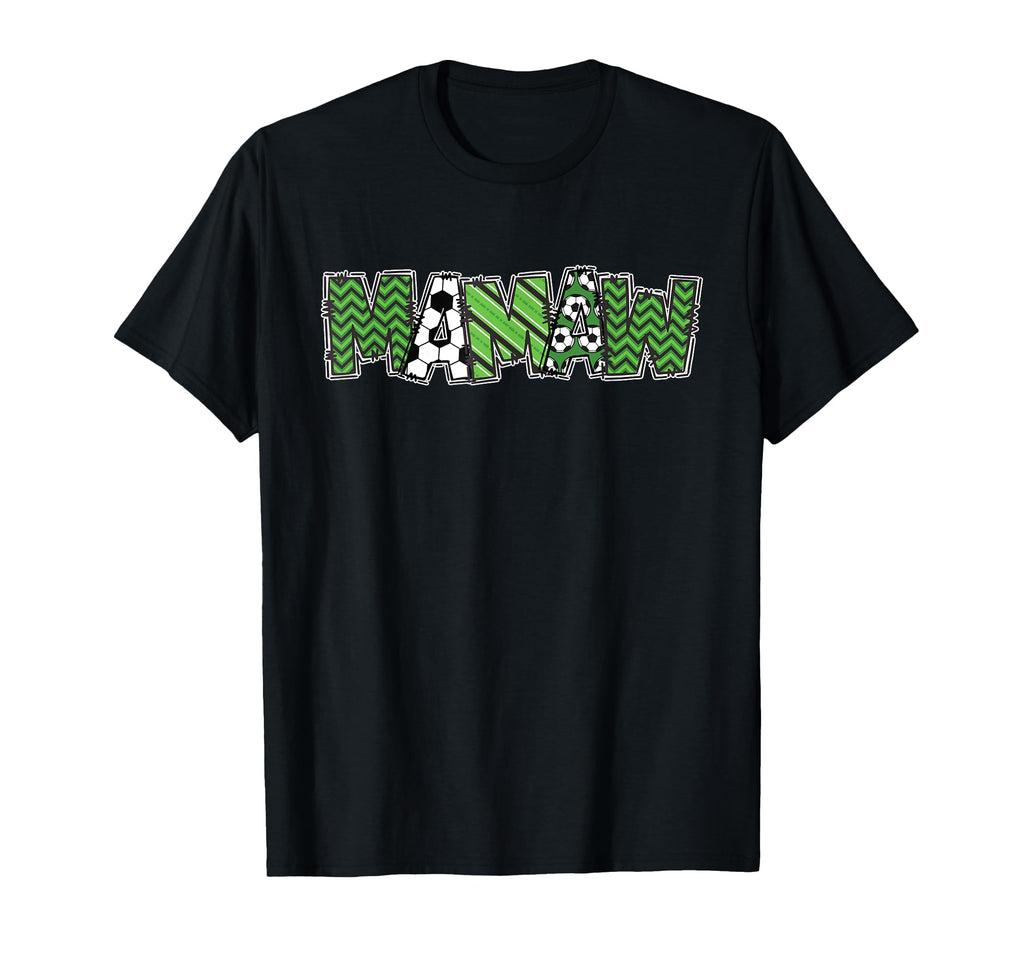 Soccer Mamaw Birthday Party T-Shirt - Trendy Graphic Men Women