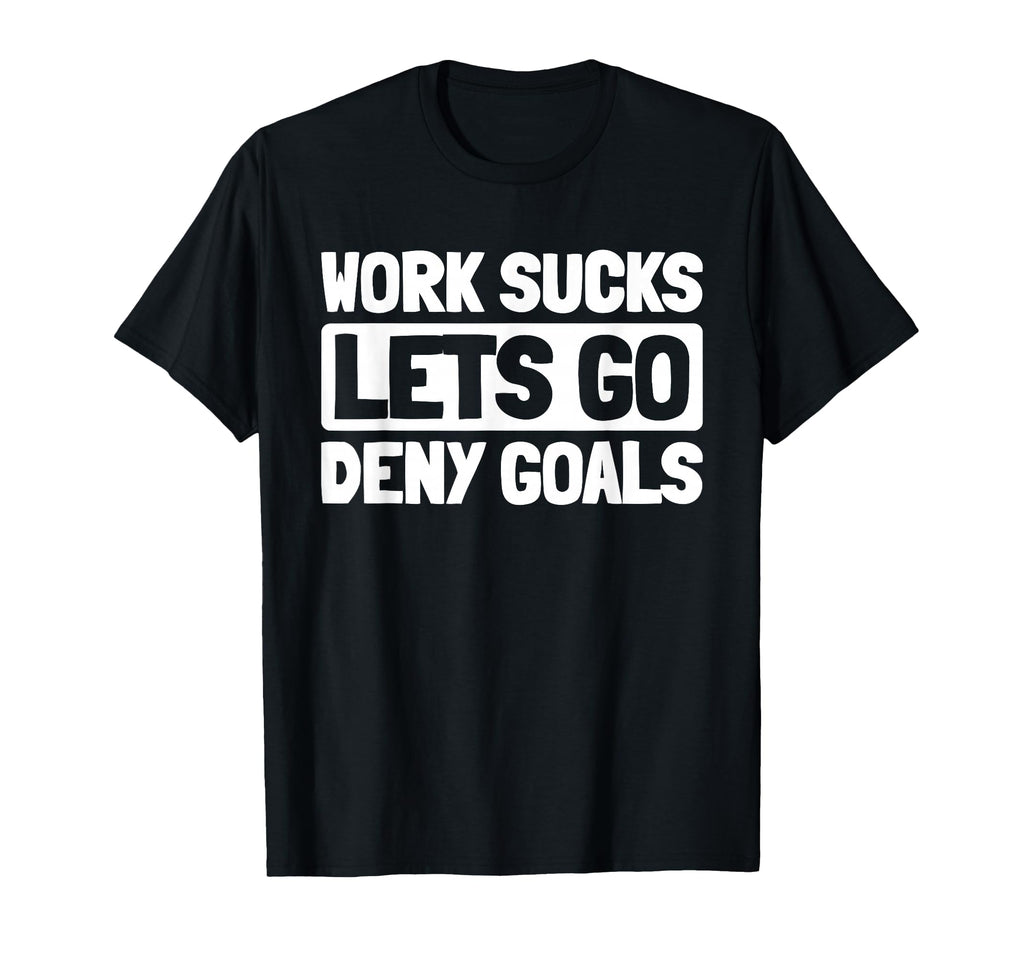 Hockey Goalkeeper Ice Hockey Goalie T-Shirt - Fun Novelty Design for Adults