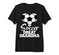 Soccer Great Grandma Heart Funny Heartfelt T-Shirt - Trendy Graphic Unisex